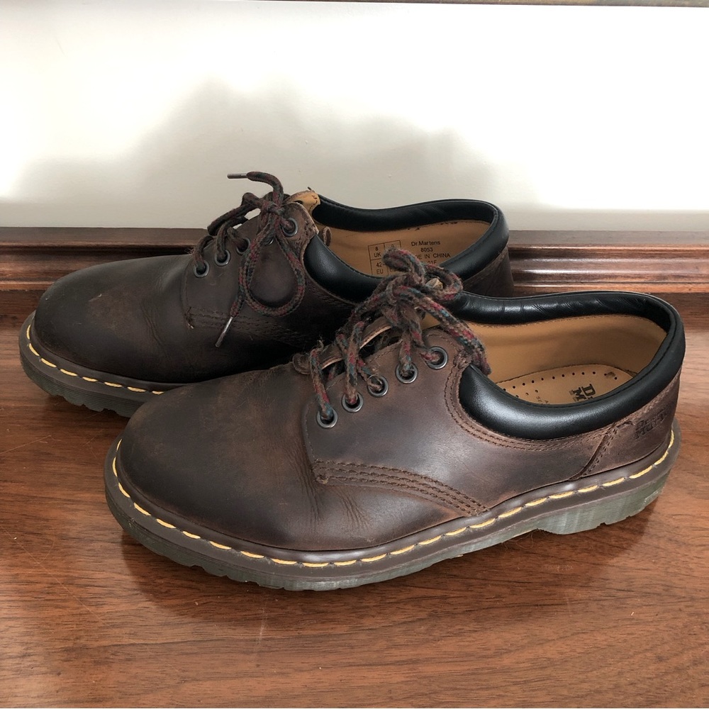Brown Dr. Martens 8053 Crazy Horse Casual, UK 8, US Mens 9